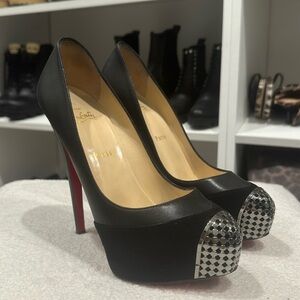 Christian Louboutin Maggie 160 Suede/Calf  100% Authentic  Size: 39.5